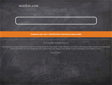 Tablet Screenshot of minikin.com